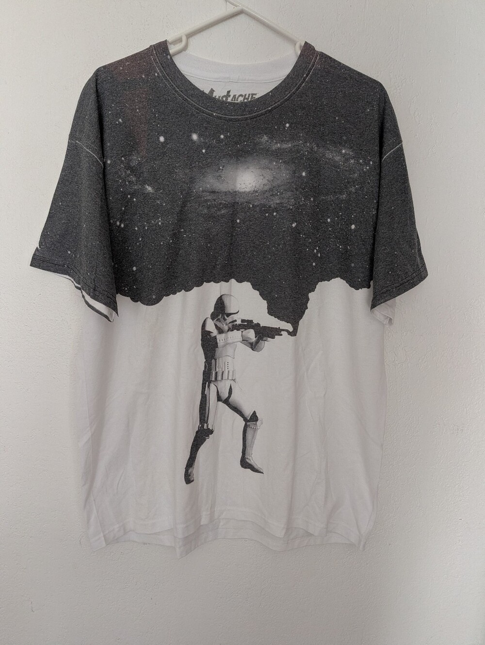 Mustache Brigade Star Wars Storm Trooper T Shirt Pre Owned Size XL